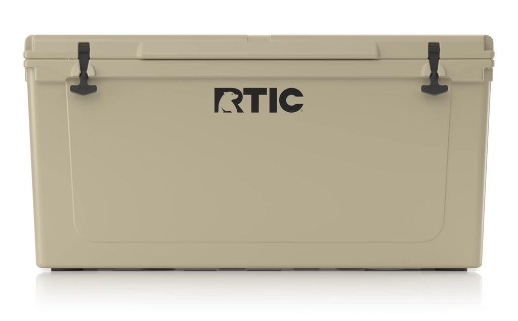 RTIC 145 QT Ultra-Tough Rotomolded Hard-Sided Ice Chest Cooler, White, Fits 195 Cans