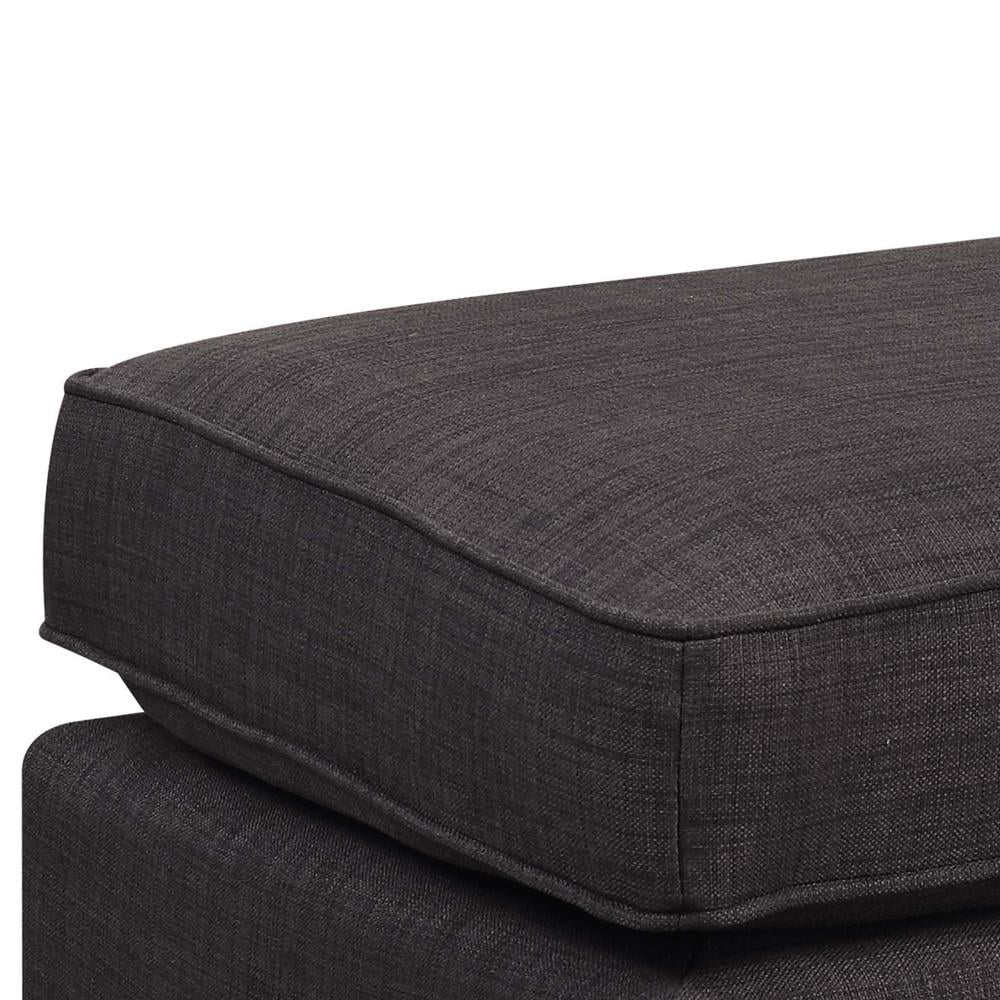 Picket House Emery Ottoman Heirloom Charcoal