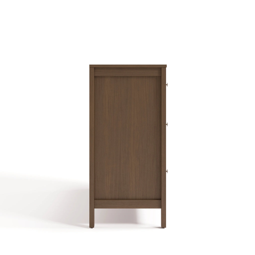 Storkcraft Horizon 6 Drawer Nursery Double Dresser, Driftwood