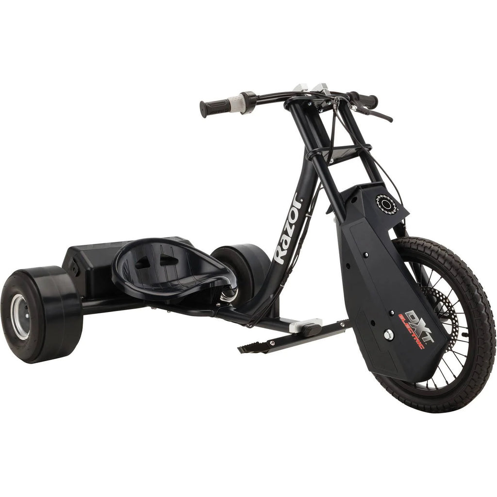Razor DXT Electric Drift Trike- Black. 36V Powered Ride-On with Adjustable Seat and Variable Speed