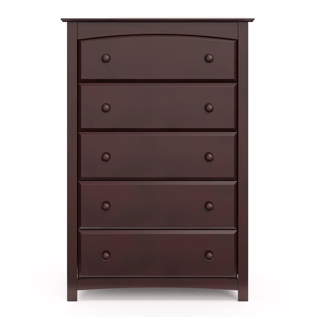 Storkcraft Kenton 5 Drawer Nursery Dresser, Pebble Gray