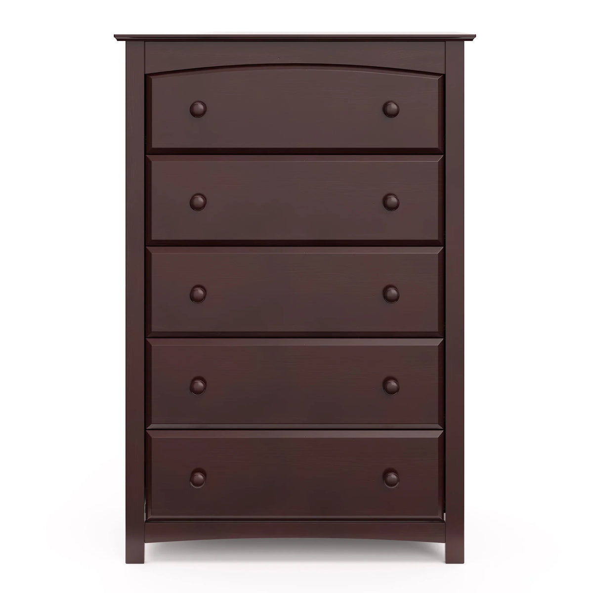 Storkcraft Kenton 5 Drawer Nursery Dresser, Pebble Gray