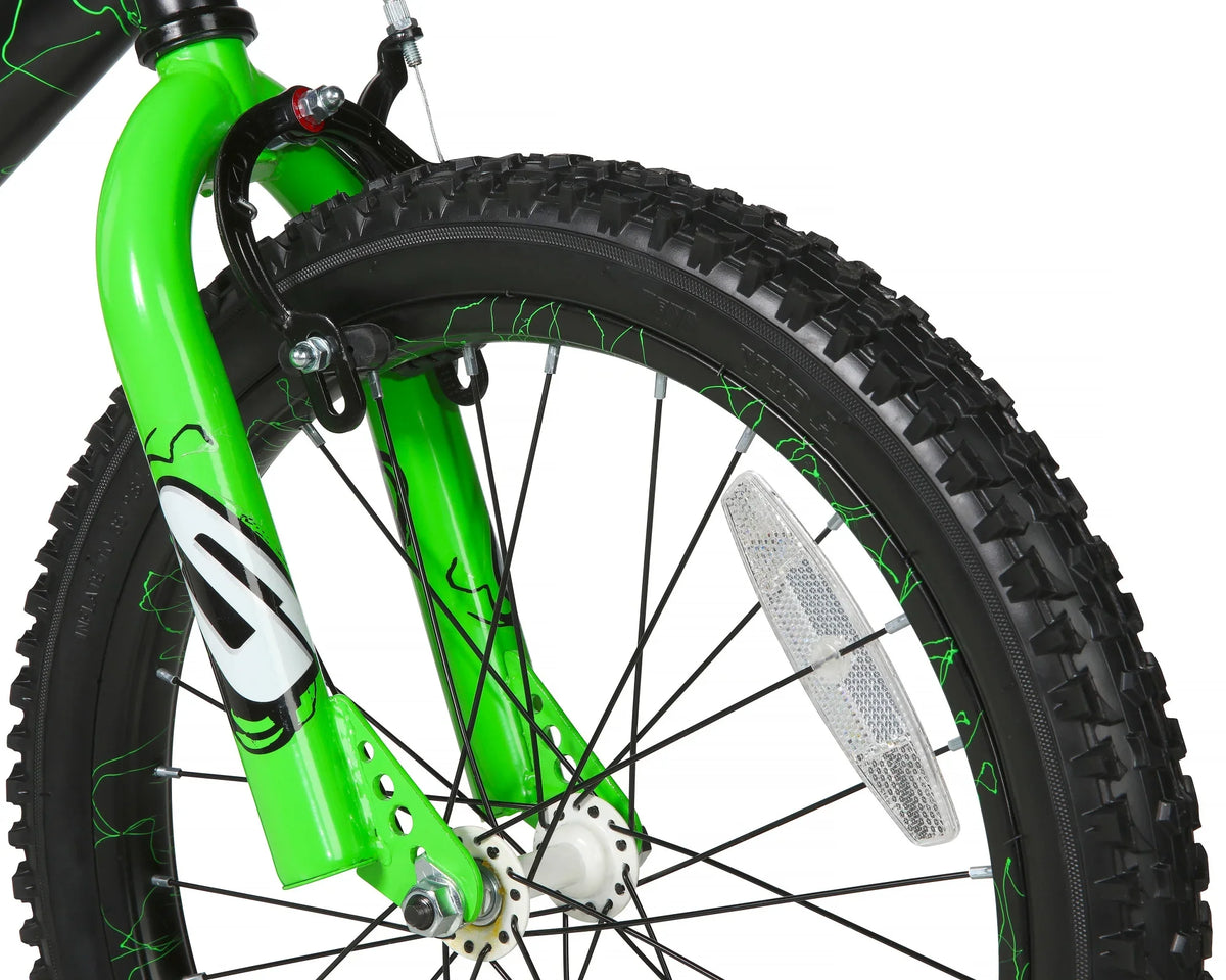 18" Dynacraft Surge Boys BMX Bike, Children Age 6-9 Years, Green