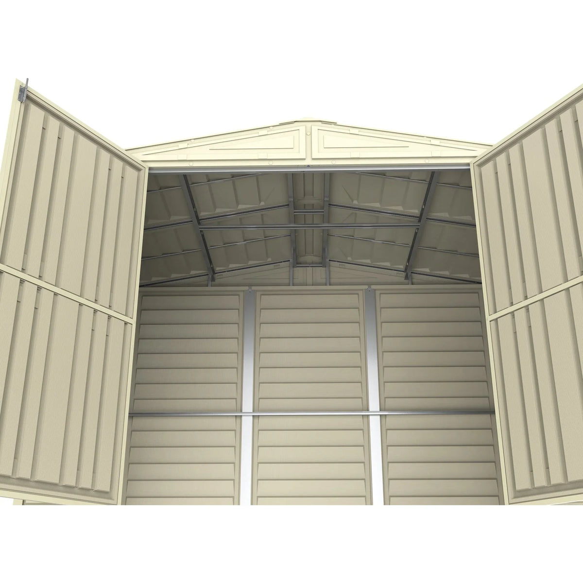 Duramax 8ft x 5.5ft Duramate Vinyl Shed with Foundation