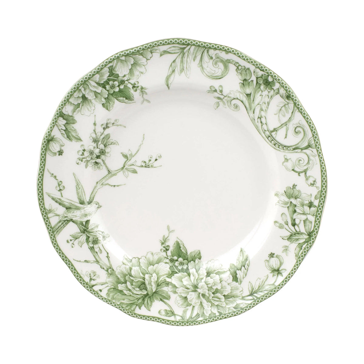 222 Fifth Adelaide Round 16-Piece Porcelain Dinnerware Set, Black Toile