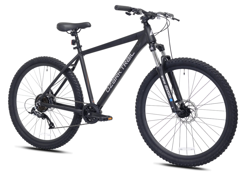 Ozark Trail 27.5" Vibe Mountain Bicycle, Small Frame, Fits Riders 5'0" - 5'6", Black, Adult, Unisex