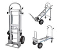 SHZOND 3 in 1 Convertible Hand Truck 1000 LBS Weight Capacity Heavy Duty Hand Truck Durable Aluminum and Steel Construction 4 Wheels Hand Truck Dolly