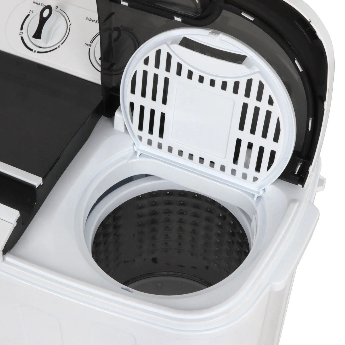 Compact Mini Twin Tub Washing Machine Portable 13lbs Laundry Washer and Dryer