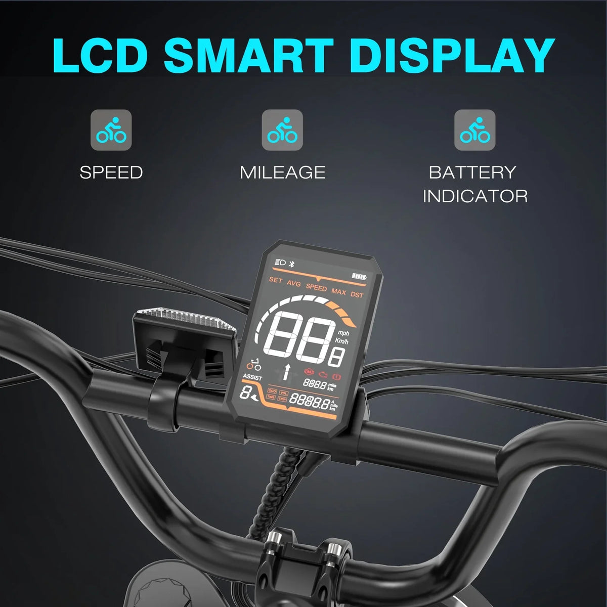COLORWAY 750W 20"x4.0 Fat Tire Electric Bike, 48V 15Ah Battery, Off-road E-Bike for Adults, UL2849 Certified