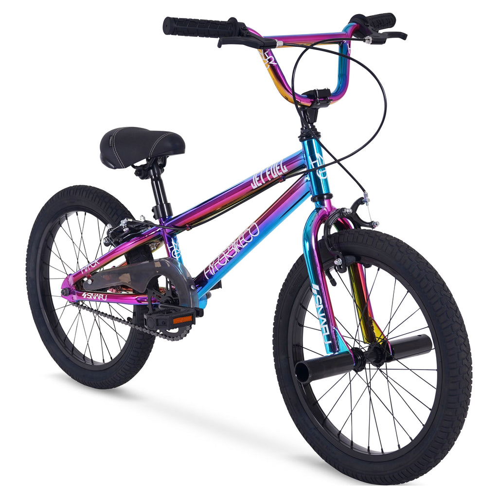 18" Hyper Bicycles Jet Fuel BMX Child's Bike, Recommended for Kids Ages 7 to13 Years Old