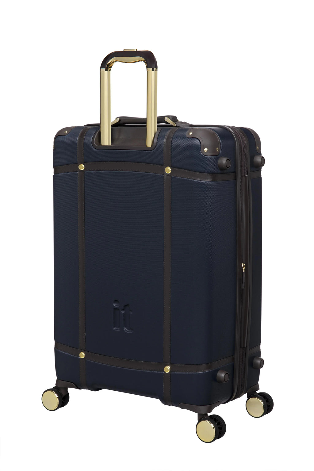 it luggage Superiority 28" Hardside Checked 8 Wheel Expandable Spinner, Black