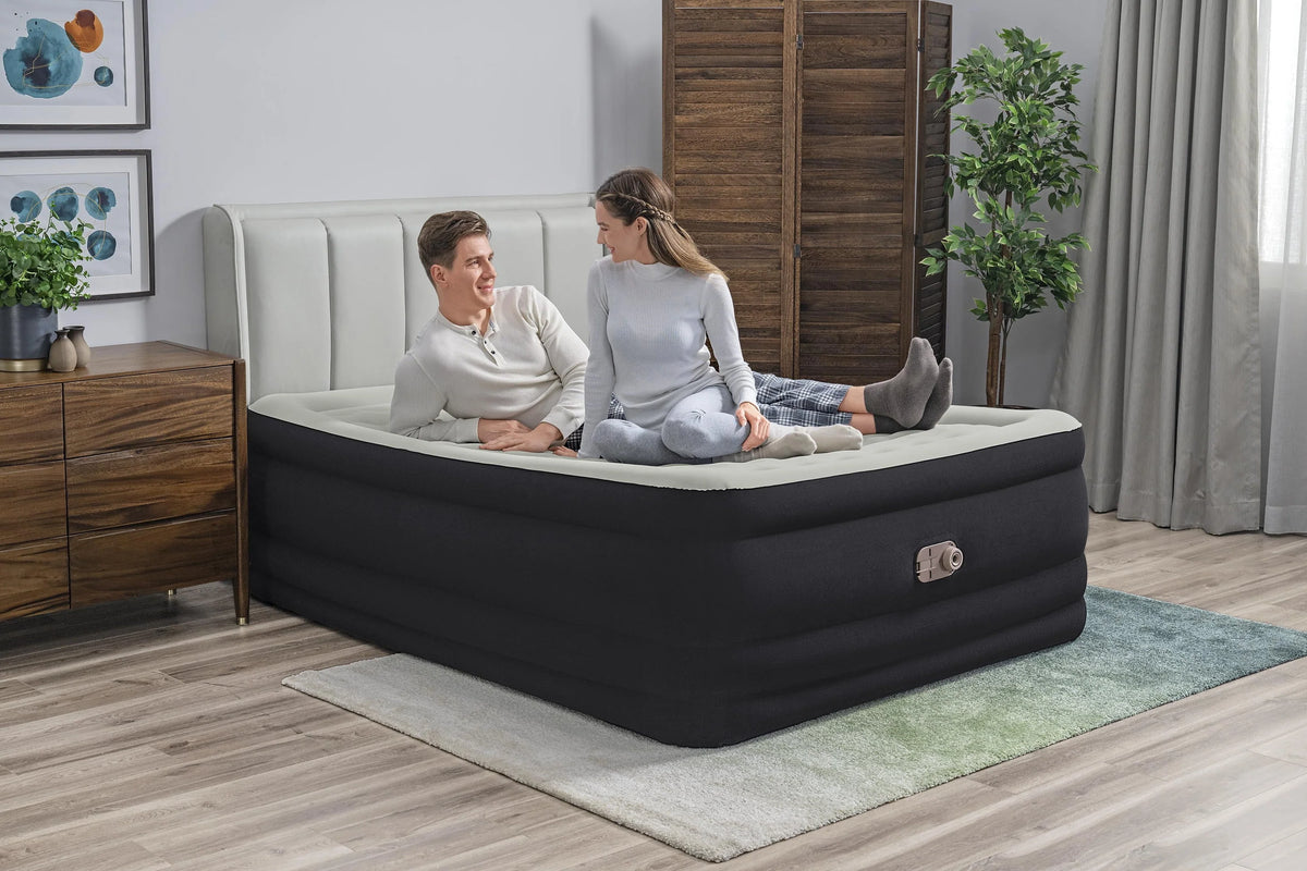 Bestway Tritech Air Mattress Queen 24" with Built-in AC Pump Included