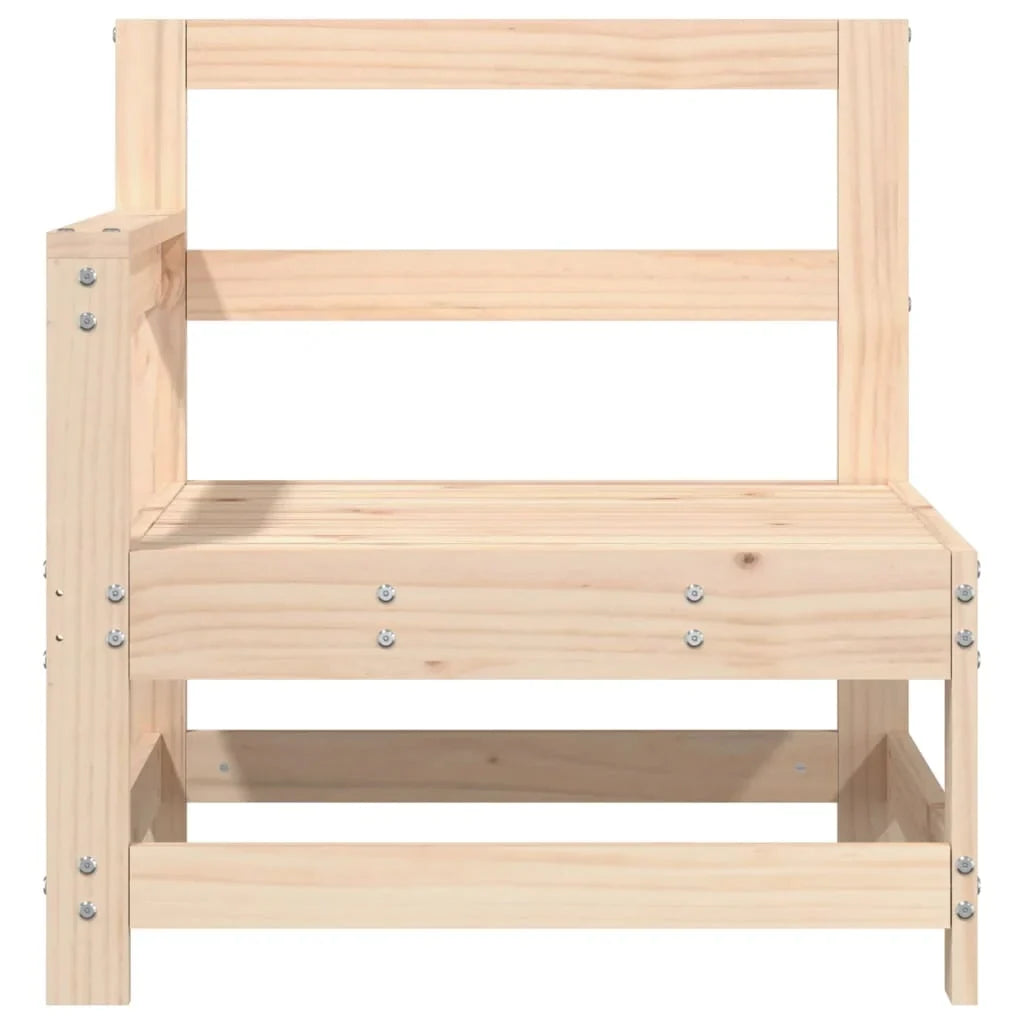 vidaXL Patio Corner Sofa Solid Wood Pine