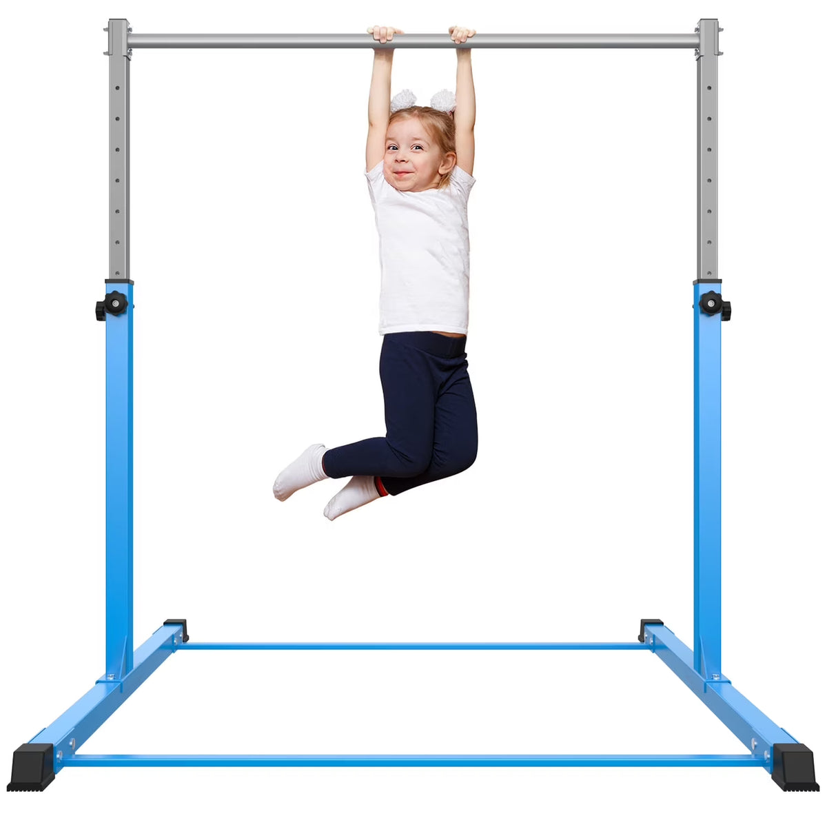 Safly Fun Anti Slip Adjustable Steel Gymnastics Bar, 50 in Width