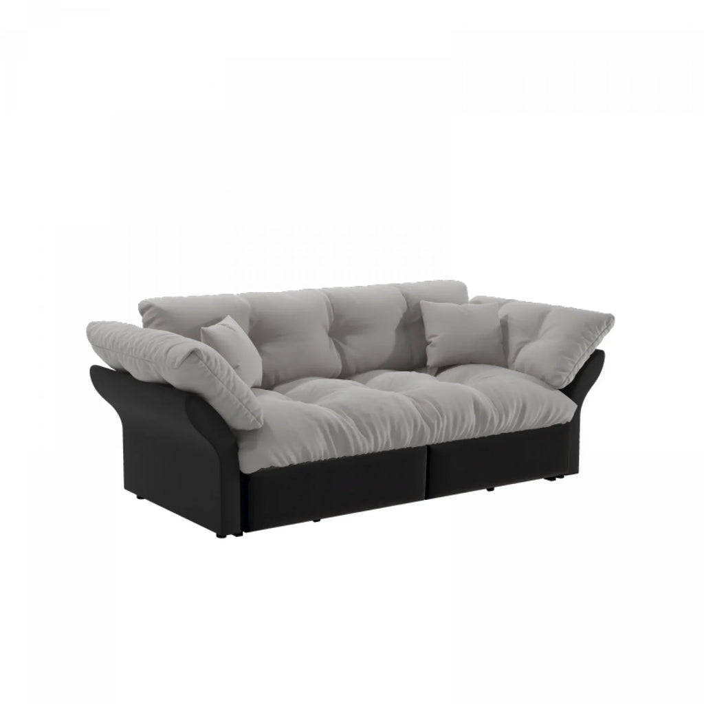 66" Queen Pull Out Sofa Bed, 3-in-1 Convertible Sleeper Sofa with Side Storage,Multi-Functional Velvet Loveseat Bed for Living Room,Bedroom