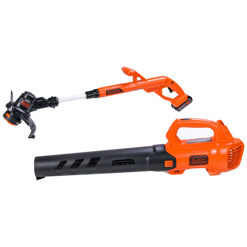 BLACK+DECKER 20V MAX* Leaf Blower and String Trimmer Combo Kit, (BCK279D2)