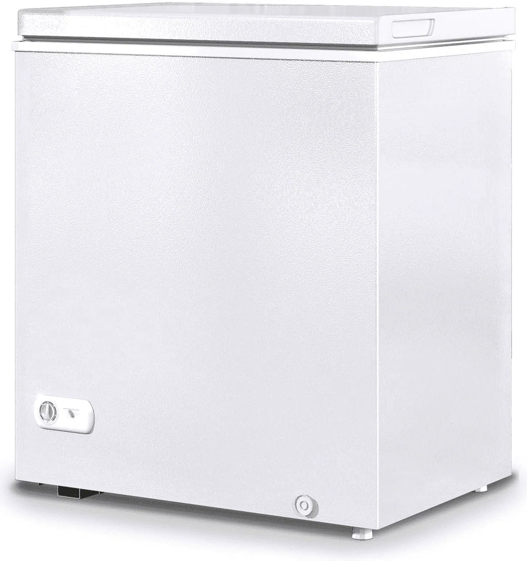 Muhub 7.0 Cu Ft Chest Freezer, Deep Freezer with Removable Baskets, Adjustable Temperature,White