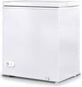 Muhub 7.0 Cu Ft Chest Freezer, Deep Freezer with Removable Baskets, Adjustable Temperature,White