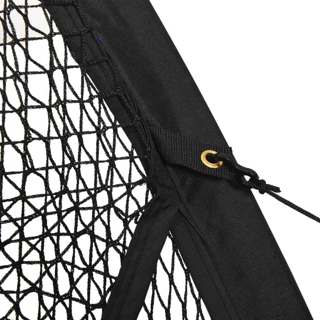 vidaXL Baseball Batting Cage Net Black 236.2"x157.5"x98.4" Polyester