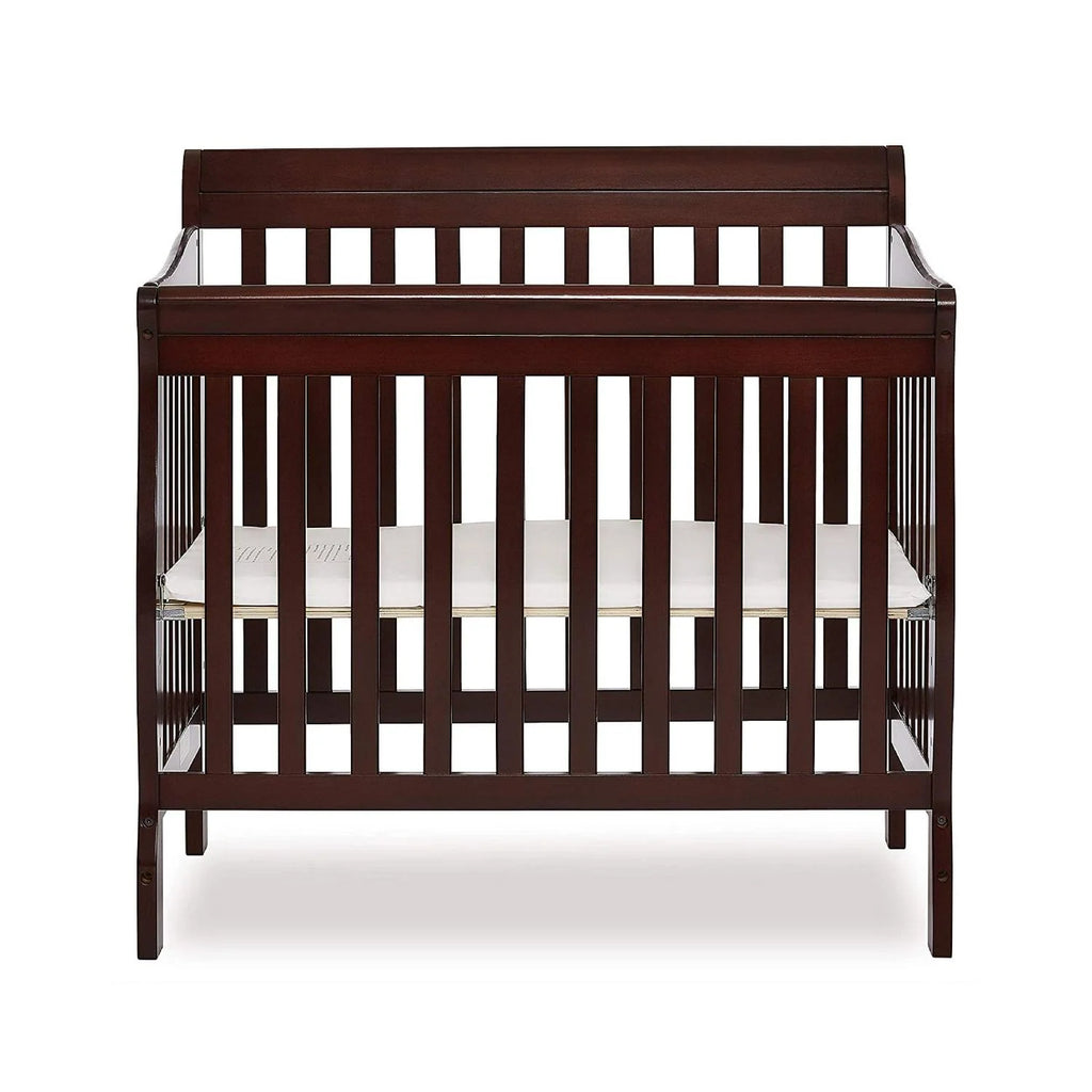 Dream On Me Aden 4-in-1 Convertible Mini Crib Espresso