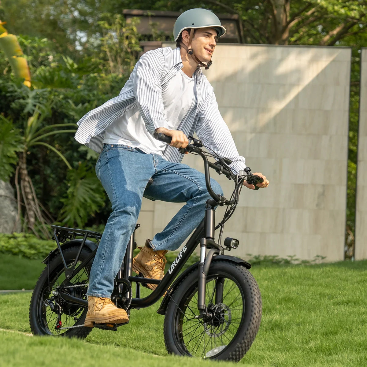 Electric Bike for Adults, 745W Peak Motor Ebike, 48V 13Ah Removable Battery, 20MPH,80 Miles Max, 20" Fat Tire Electric Bicycle with Colorful Display, All-Terrain E-Bike for Adults and Teens