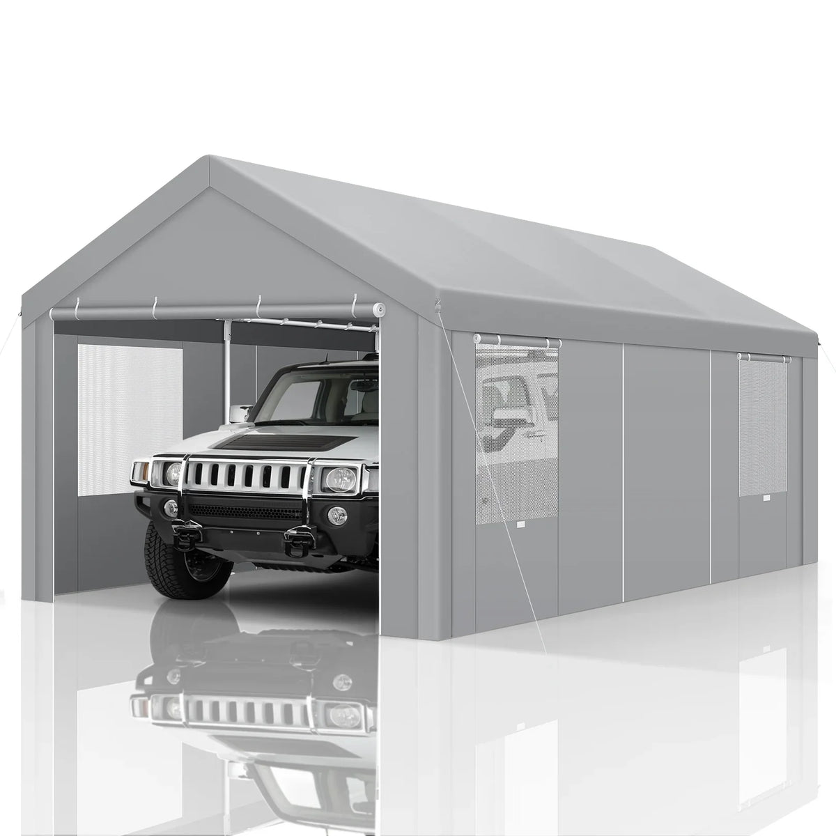 SANOPY 20x40ft Heavy Duty Party Tent, Outdoor Commercial Canopy with Removable Sidewalls, Gazebo Shelter for Wedding, Outdoor Carport Party Tent for Event, White