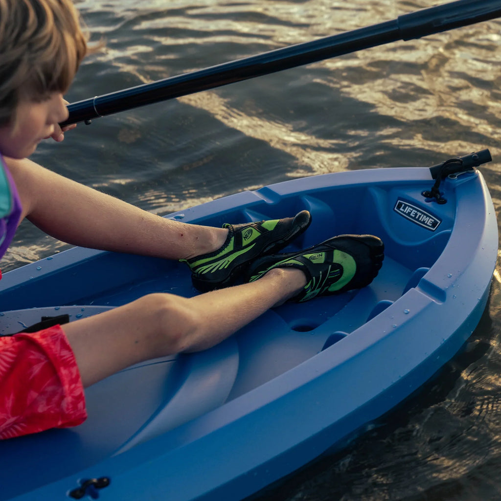 Lifetime Relay 65 in. Sit-on-Top 100 lb. Weight Capacity Youth Kayak, Chartreuse (91323)