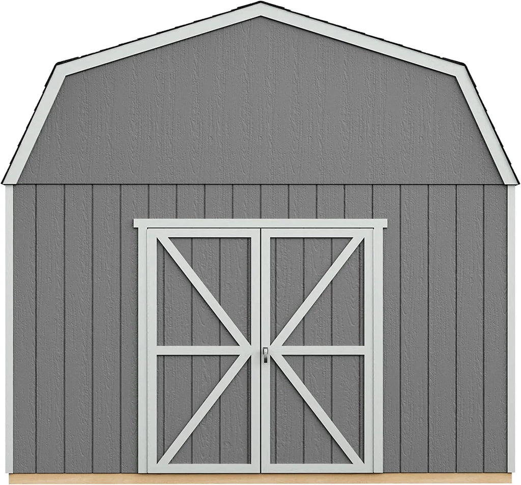 Handy Home Products Hudson 12 ft. x 16 ft. Wood Storage Shed