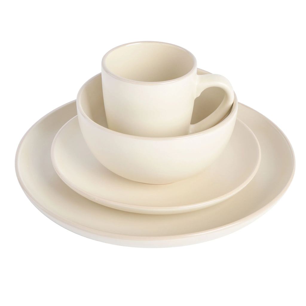 Gibson Home Rockaway 32 Piece Dinnerware Set - Gray