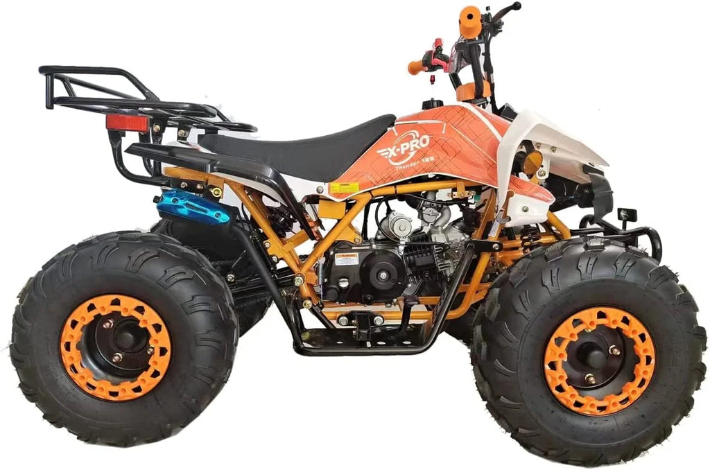 X-Pro Brand 125cc ATV with Automatic LED Headlights