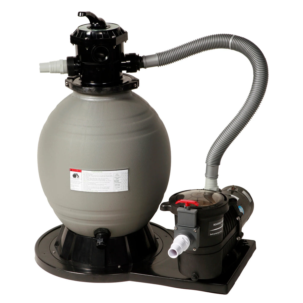 Blue Wave Martinique 12-ft x 24-ft Oval 52-in Deep 7-in Top Rail Metal Wall Swimming Pool Package