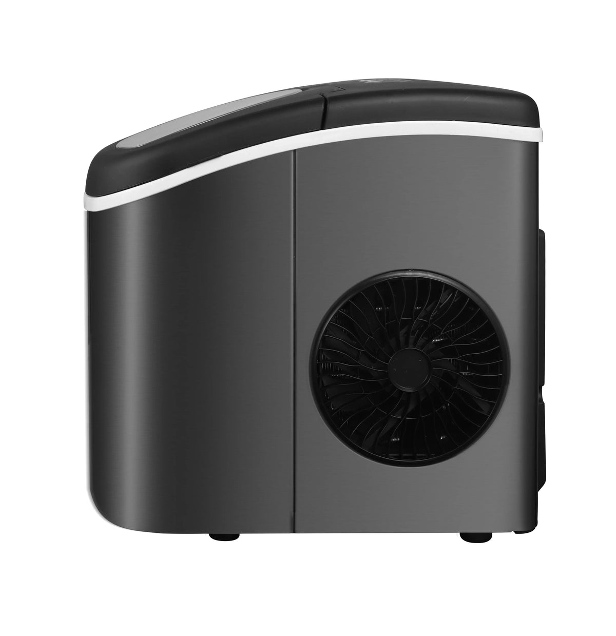 Frigidaire, 26 lbs. Ice Maker, Bullet-Shaped Ice, Stainless Steel, EFIC130