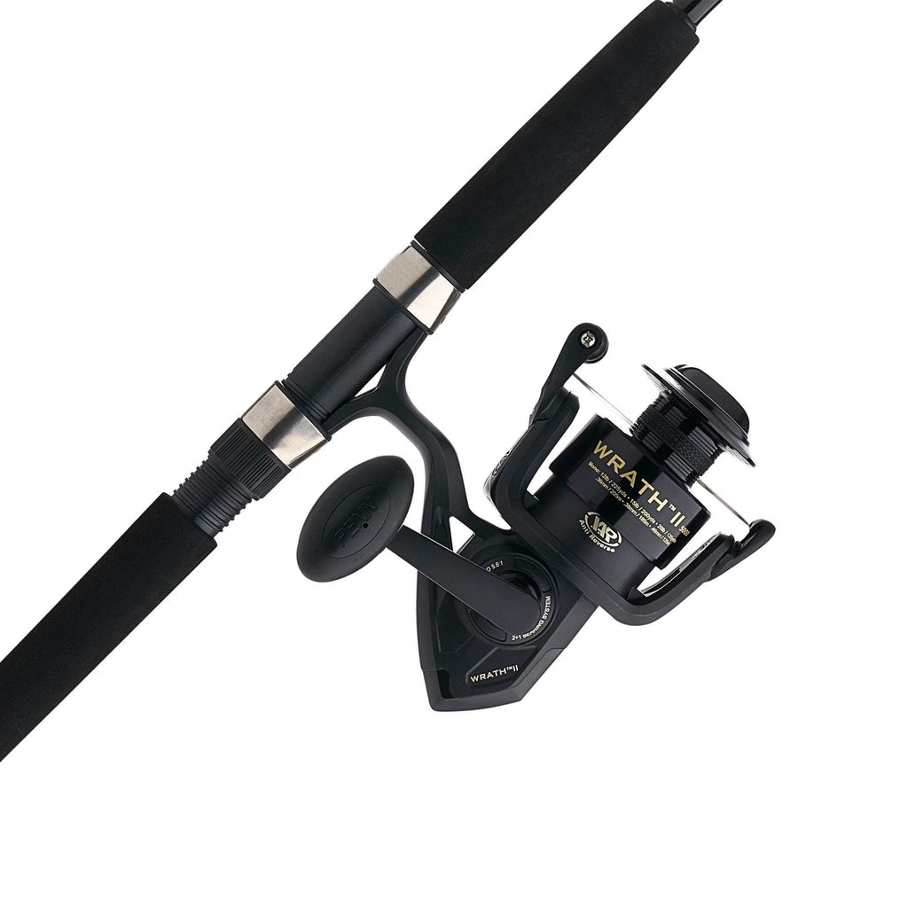 PENN Wrath II Fishing Spinning Combos, 7' Medium Heavy Rod, 5000 Reel