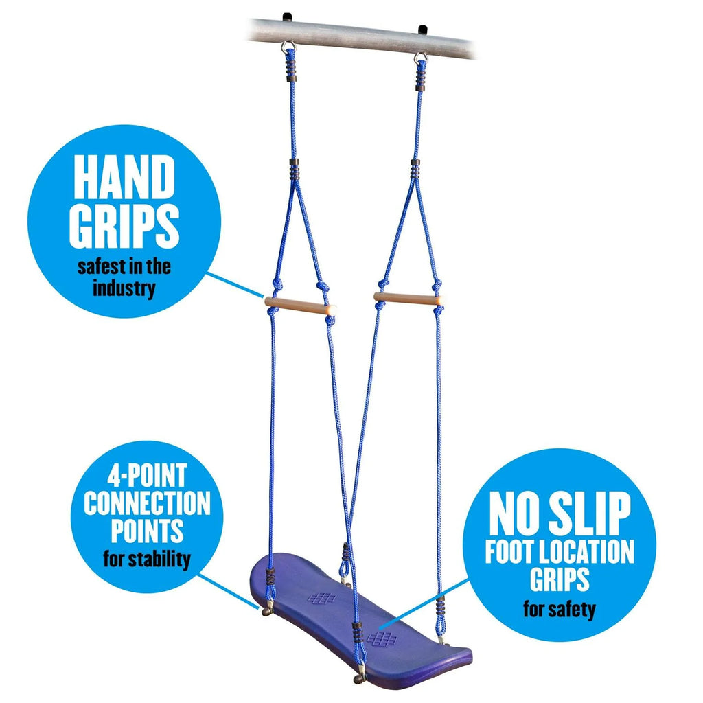 XDP Recreation Surf N Swing Set with Wave Slide. Super Disc Swing. Swing Seat. Stand R Swing. & Surf N Board Swing
