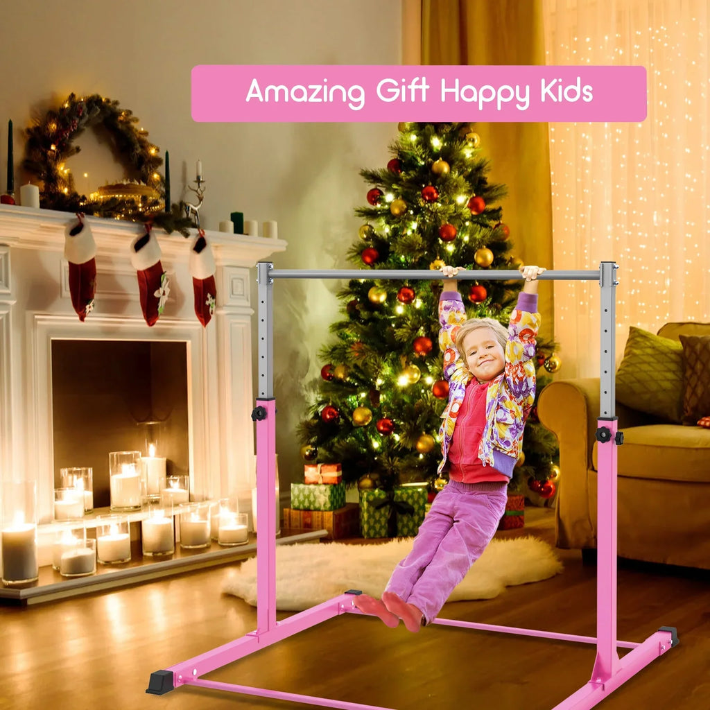 Safly Fun Anti Slip Adjustable Steel Gymnastics Bar, 50 in Width