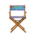 18" Director's Chair Honey Oak Frame-Tropical Sea