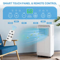 TROPOW 8000Btu Portable Air Conditioner 4-in-1 Portable AC Unit Cool up to 350sq.ft, Portable Air Conditioners with Remote Control & Window Kit1-24H Timers