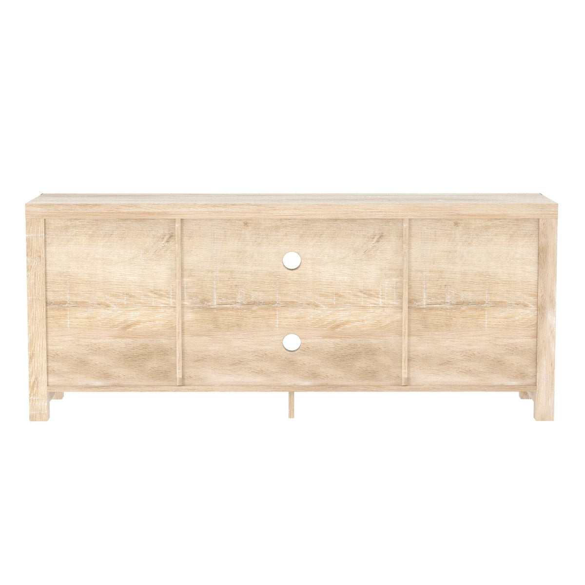 Walker Edison Modern Farmhouse Barn Door TV Stand for TVs up to 65", Grey Wash