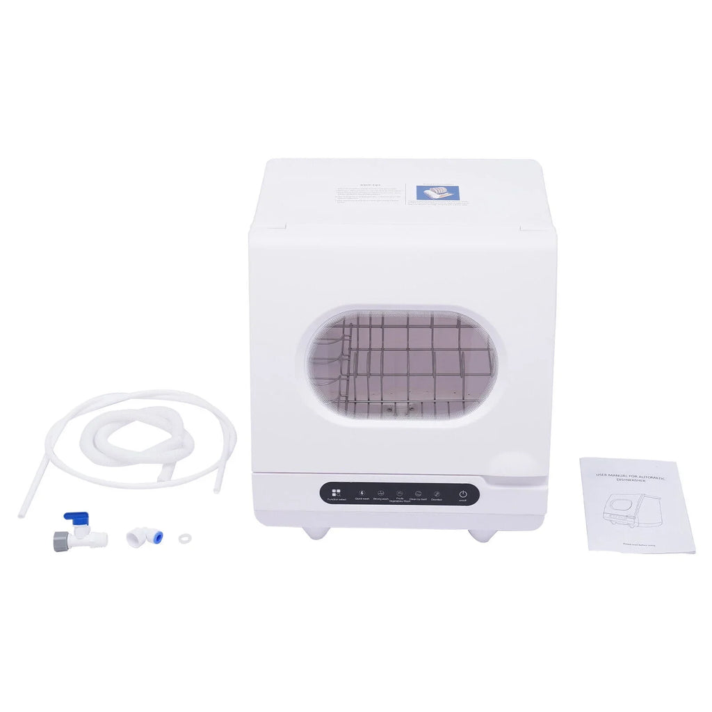 FETCOI Portable Countertop Portable Countertop Dishwasher Compact Dishwasher 5 Programs
