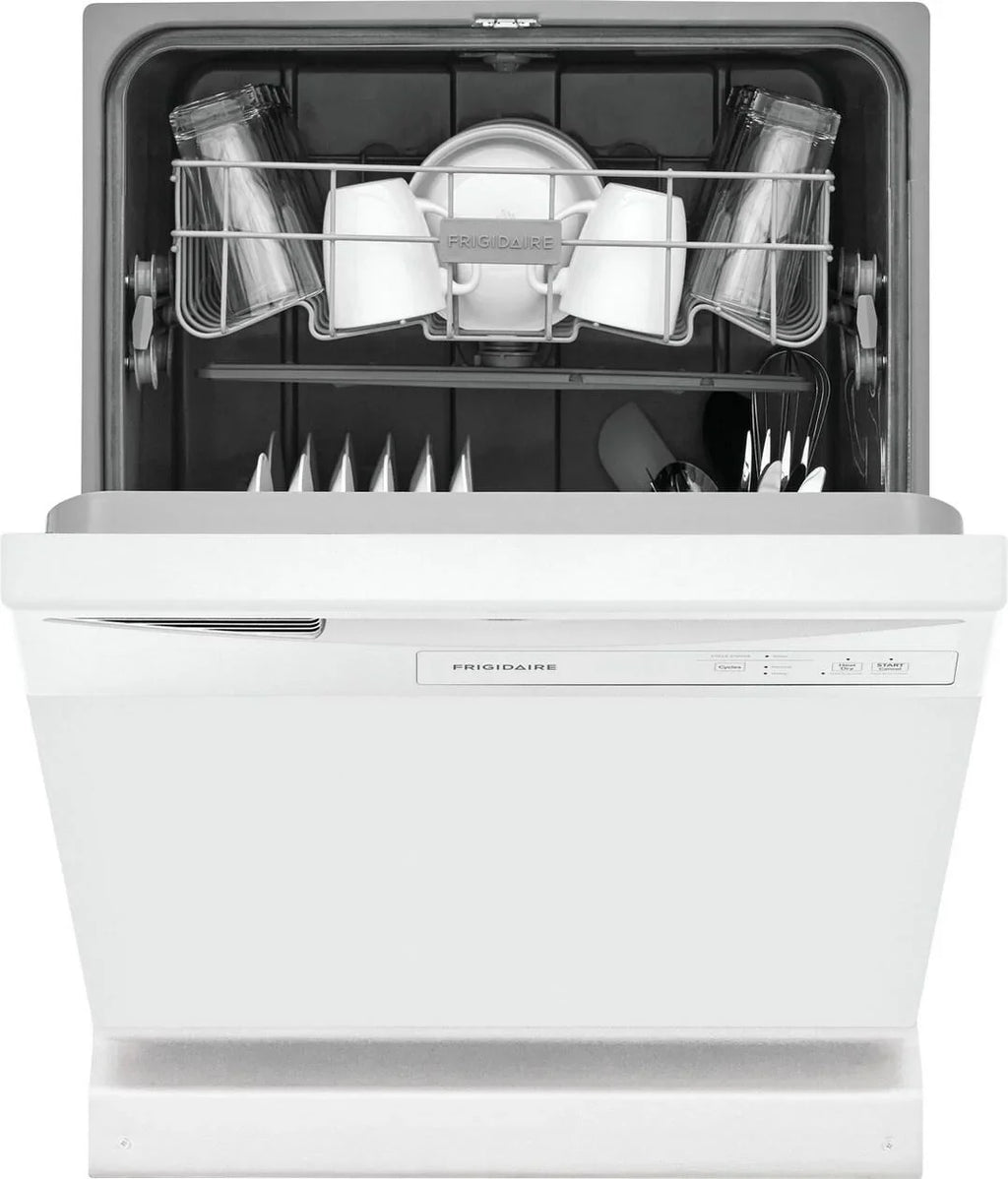 Frigidaire FDPC4221AW 24" Built-In Dishwasher, Front Control, White