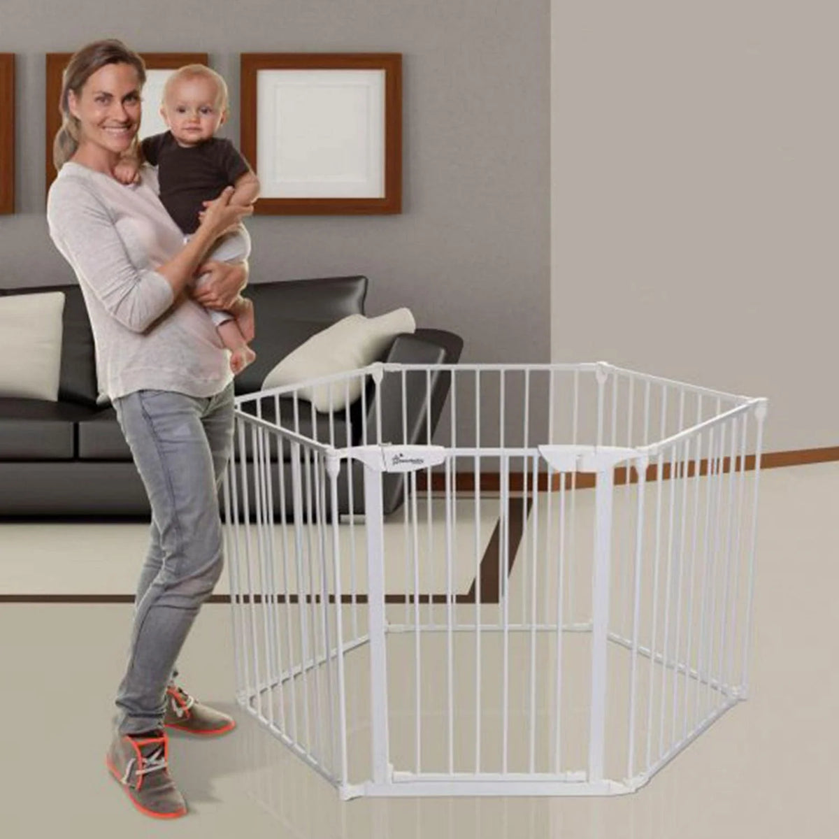 Dreambaby Mayfair Converta® 3-in-1 Play-Pen Gate - White. Unisex