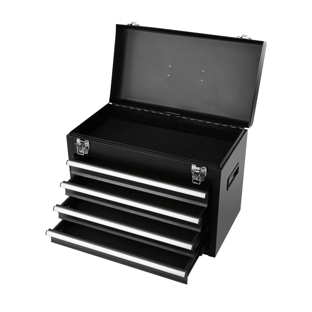 5-Drawer Rolling Tool Box, 2-IN-1 Hidden Multifunctional Tool Chest, Blue Tool Box on Wheels Storage Tool Organizer Cart, Hooks, Classification Box, Liner