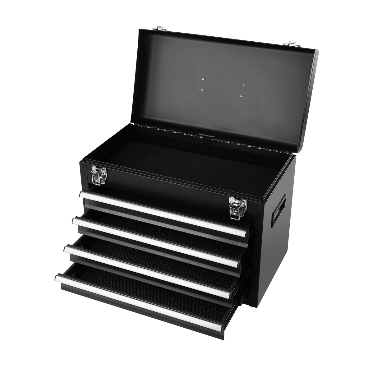5-Drawer Rolling Tool Box, 2-IN-1 Hidden Multifunctional Tool Chest, Blue Tool Box on Wheels Storage Tool Organizer Cart, Hooks, Classification Box, Liner