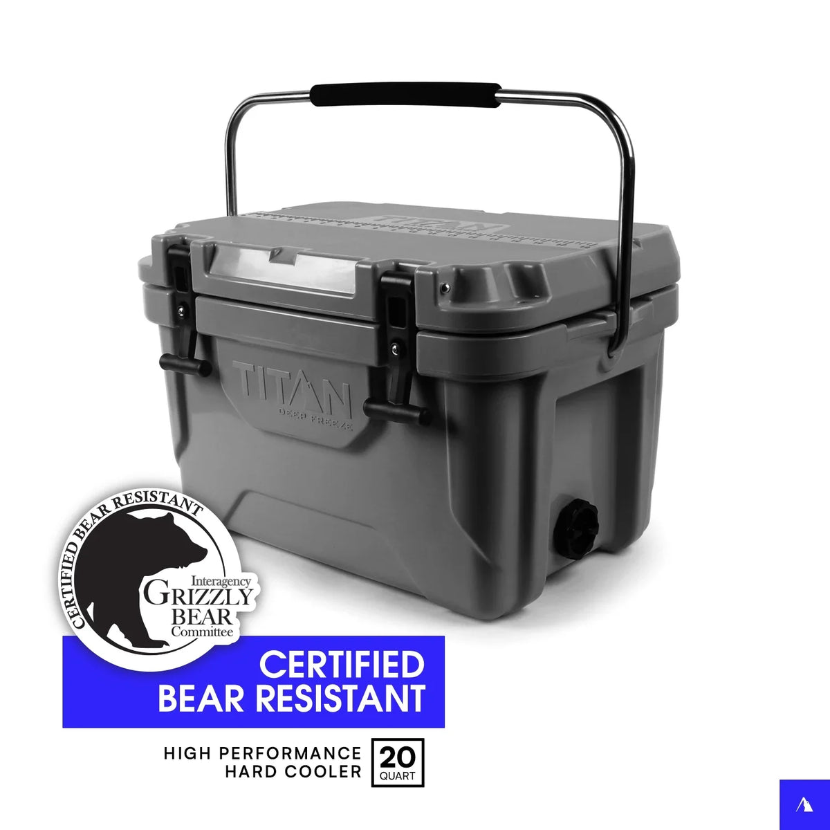 Titan by Arctic Zone™ 20 Quart/30 Can High Performance Hard Cooler - Blue