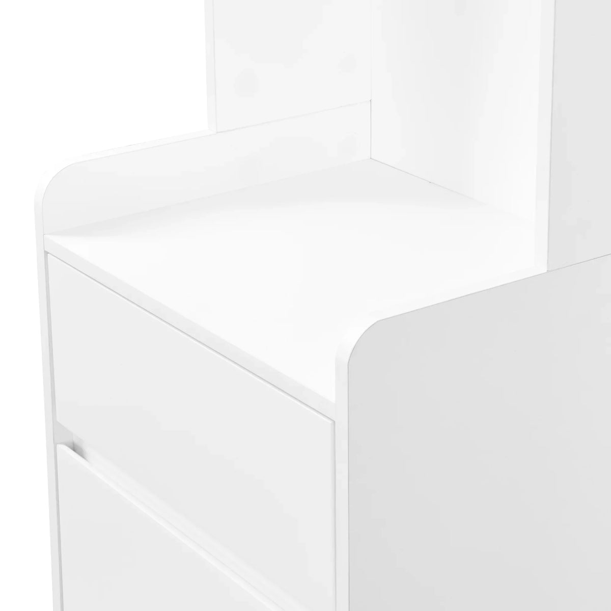 Harper & Bright Designs Farmhouse Hall Tree with Bench and Shoe Storage, Mudroom Bench with Coat Rack and Adjustable Shelves for Hallway, Living Room, White