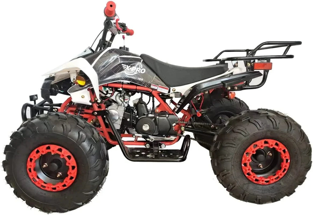 X-Pro Brand 125cc ATV with Automatic LED Headlights