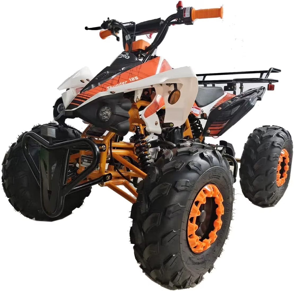 X-Pro Brand 125cc ATV with Automatic LED Headlights