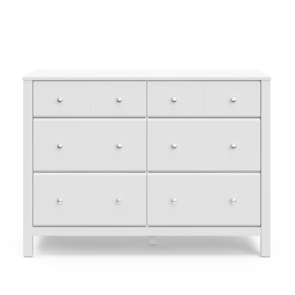 Storkcraft Horizon 6 Drawer Nursery Double Dresser, Driftwood