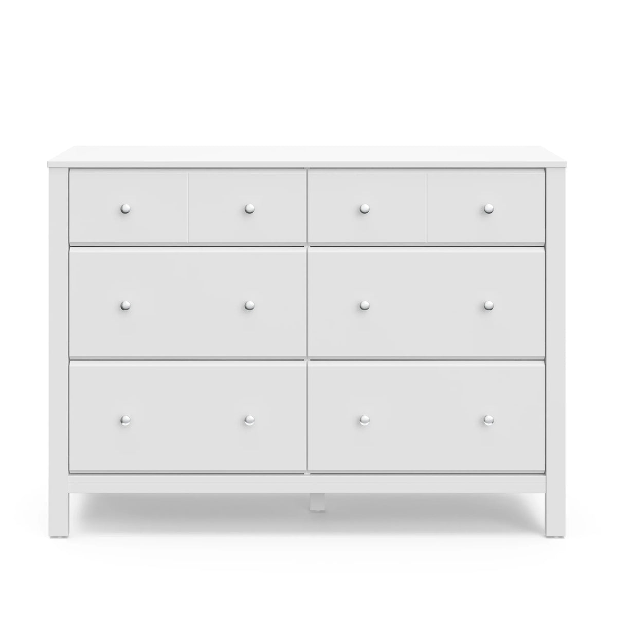 Storkcraft Horizon 6 Drawer Nursery Double Dresser, Driftwood