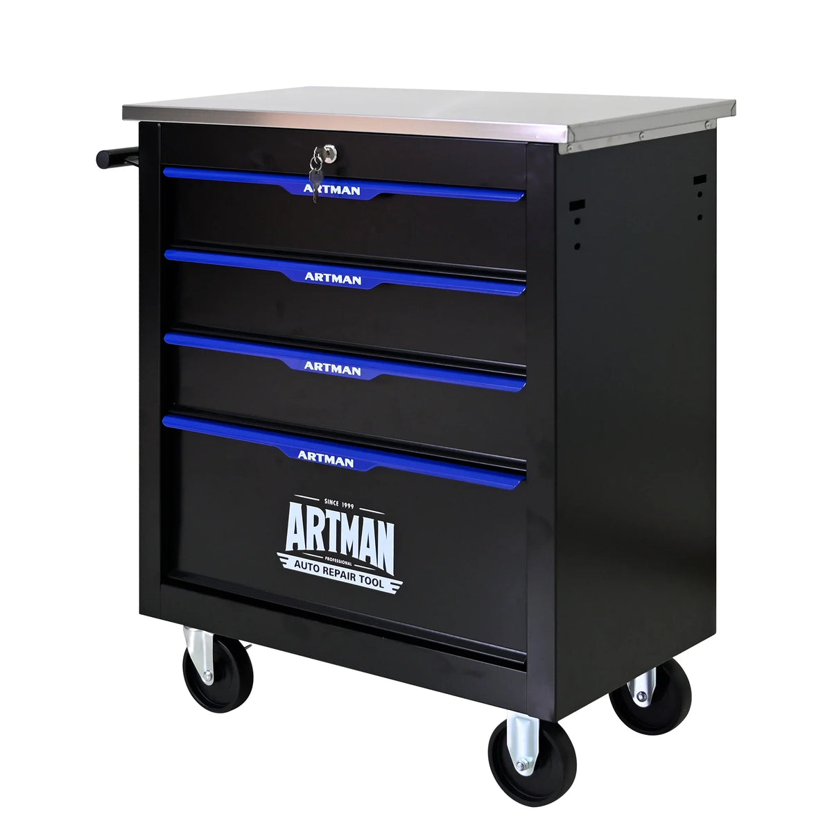 ARTMAN 6-Drawer Tool Storage Chest with Lockable Wheel,6 Drawer Tool Storage Cabinet for Garage, Warehouse, Repair Shop